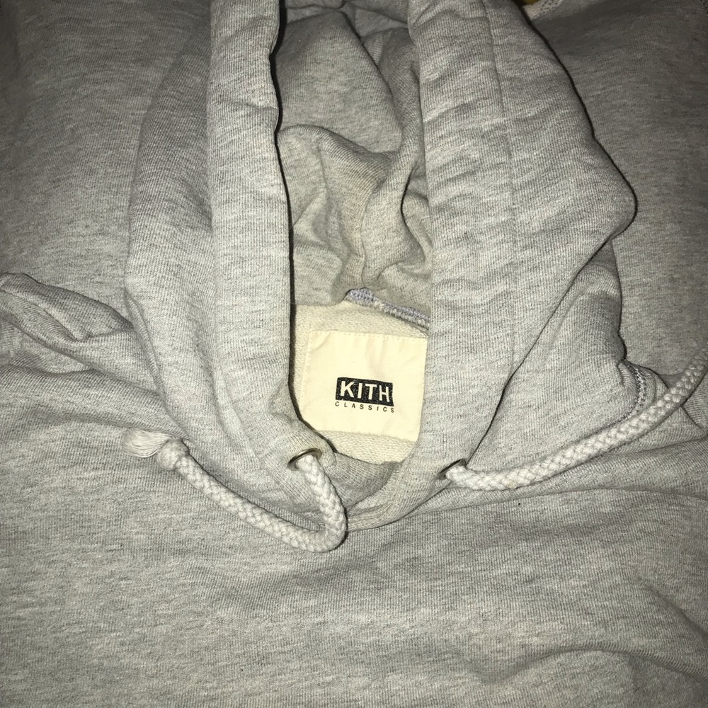I’m selling a gray kith hoodie